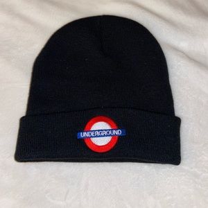 Underground Black Beanie